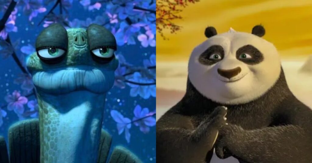 Master Oogway and Kung Fu Panda