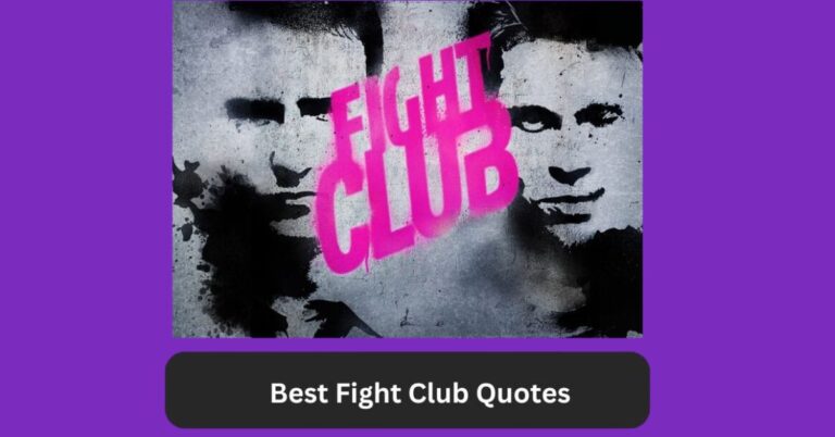 Best Fight Club Quotes