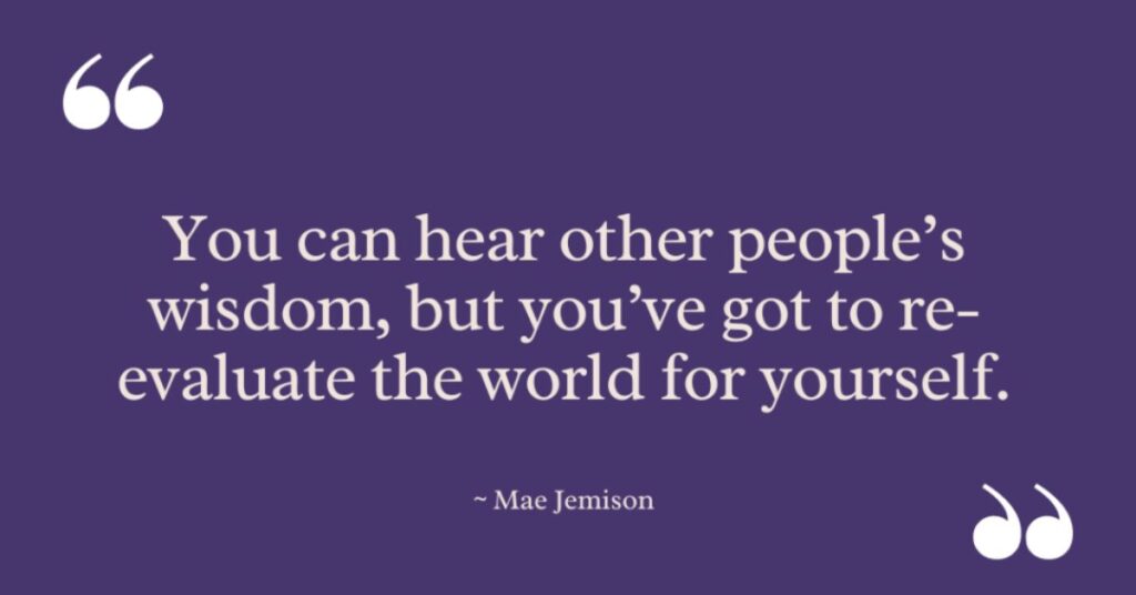 Famous Mae Jemison Quotes