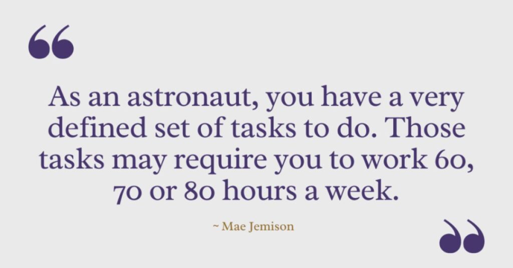 Mae Jemison Quotes on Being an Astronaut