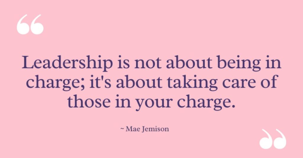 Mae Jemison Quotes on Leadership