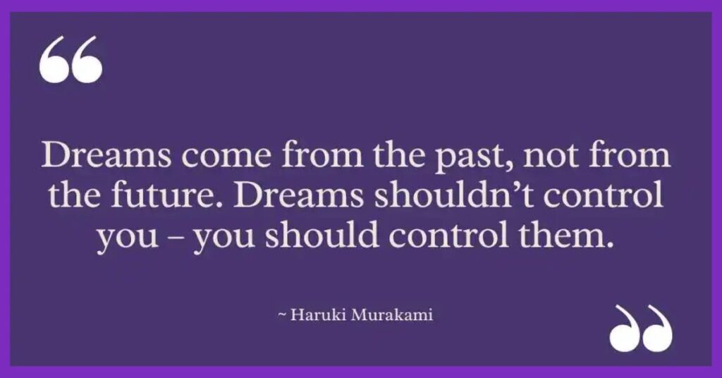 Murakami Dream Quotes