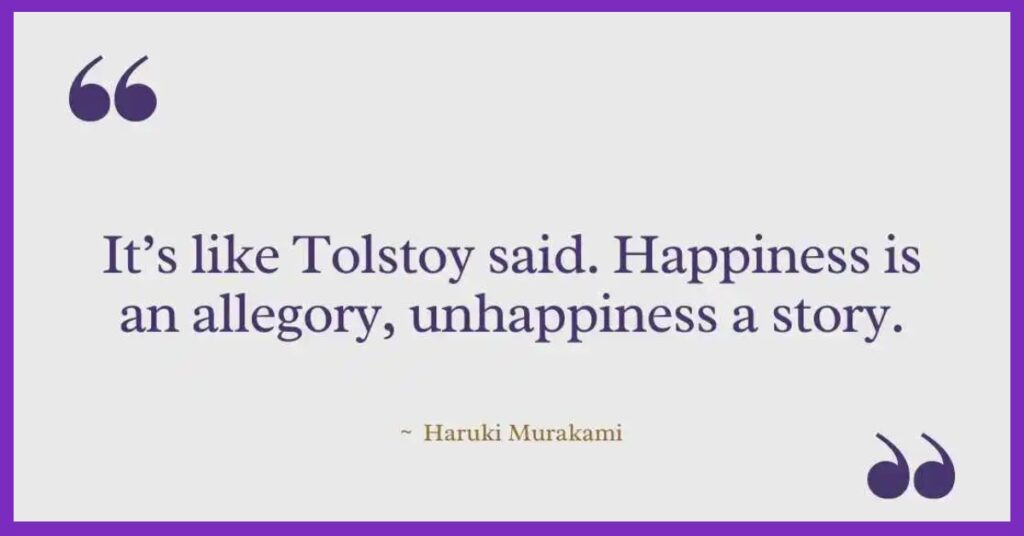 Murakami Quotes on Happiness