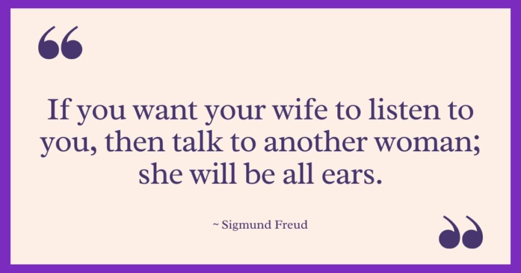 Sigmund Freud Quotes on Marriage