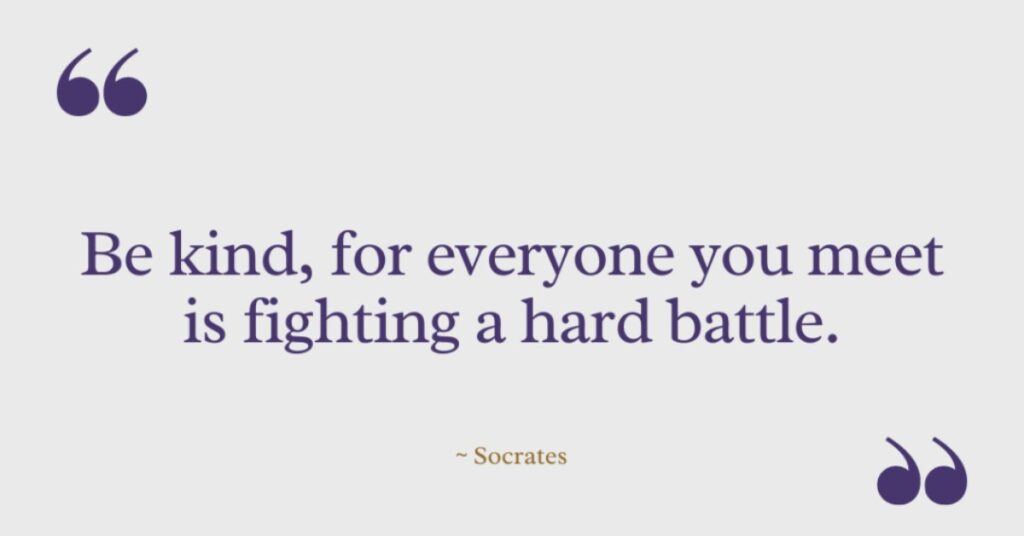 Socrates Quotes on Kindness & Contentment