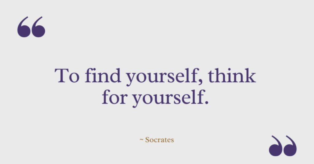 Socrates Quotes About Self