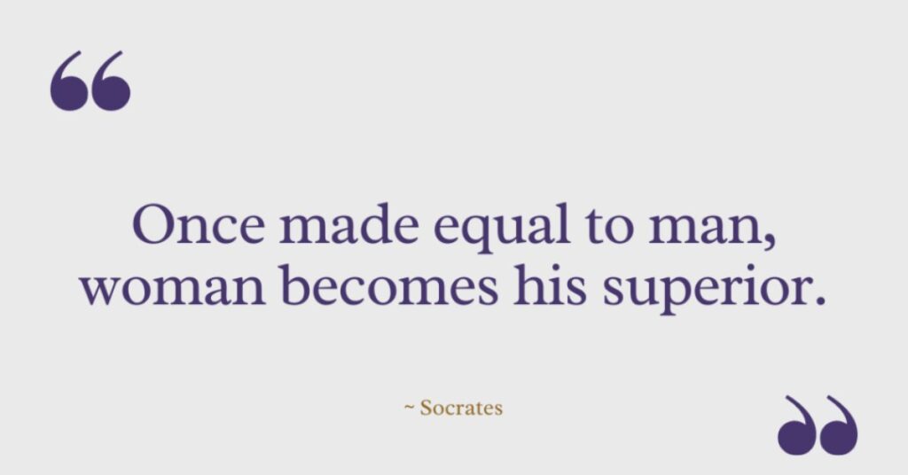 Socrates Quotes on Woman & Marriage