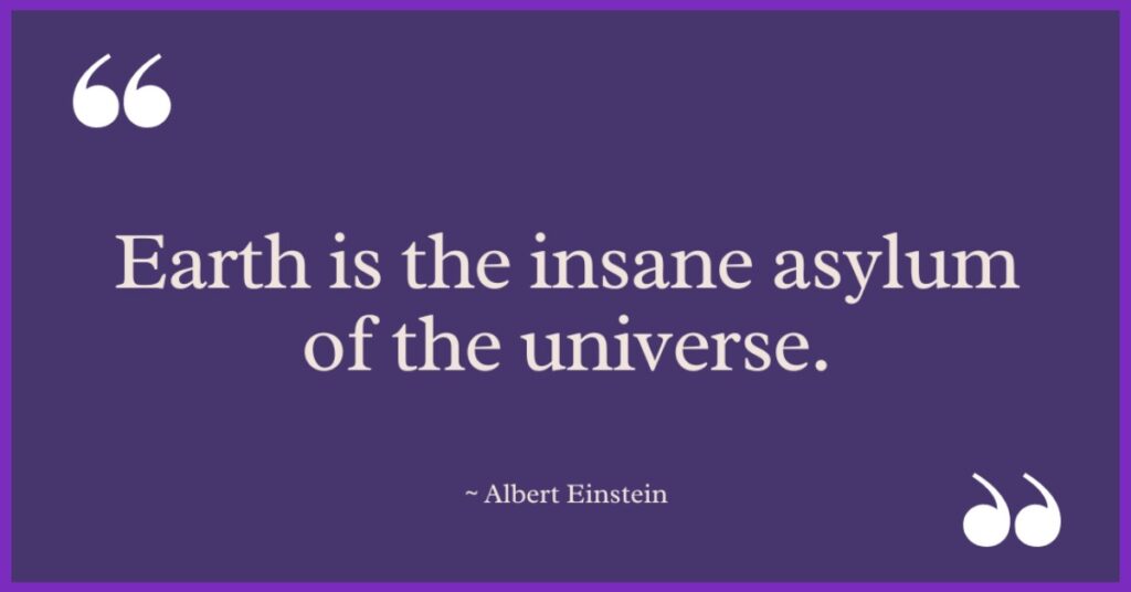 Albert Einstein quotes on universe