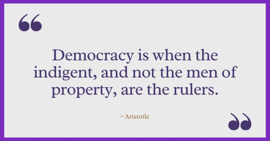 Aristotle Quotes on Democracy