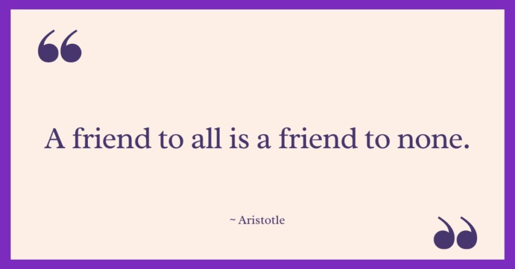 Aristotle Quotes on Friendship