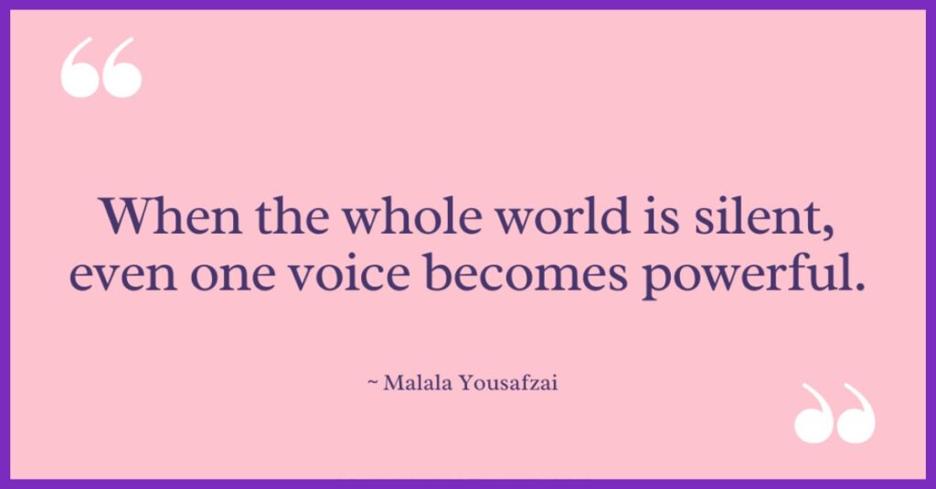 Famous Malala Yousafzai Quotes