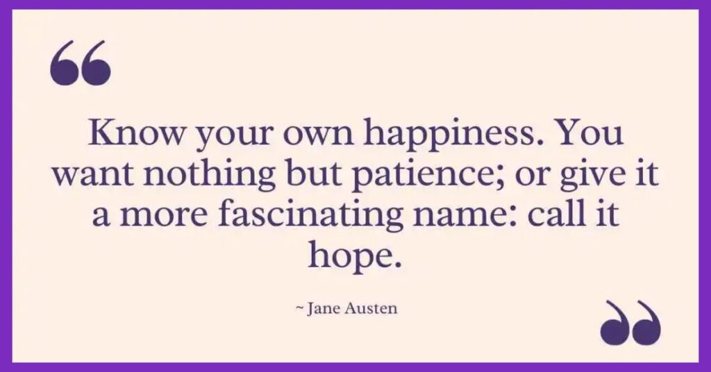 Jane Austen Quotes on Happiness