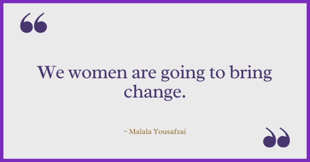 Malala Yousafzai Quotes on Gender Equality