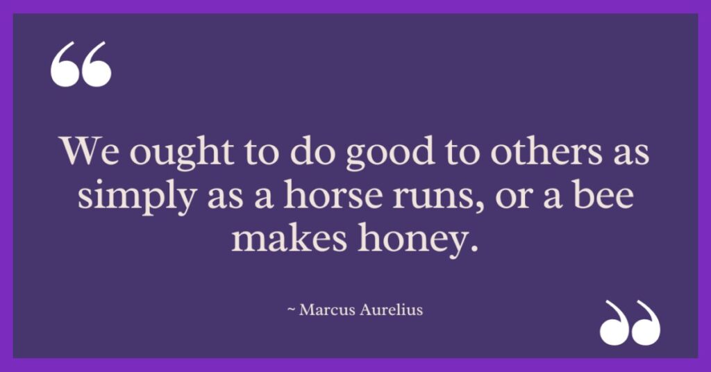 Marcus Aurelius Quotes on Kindness