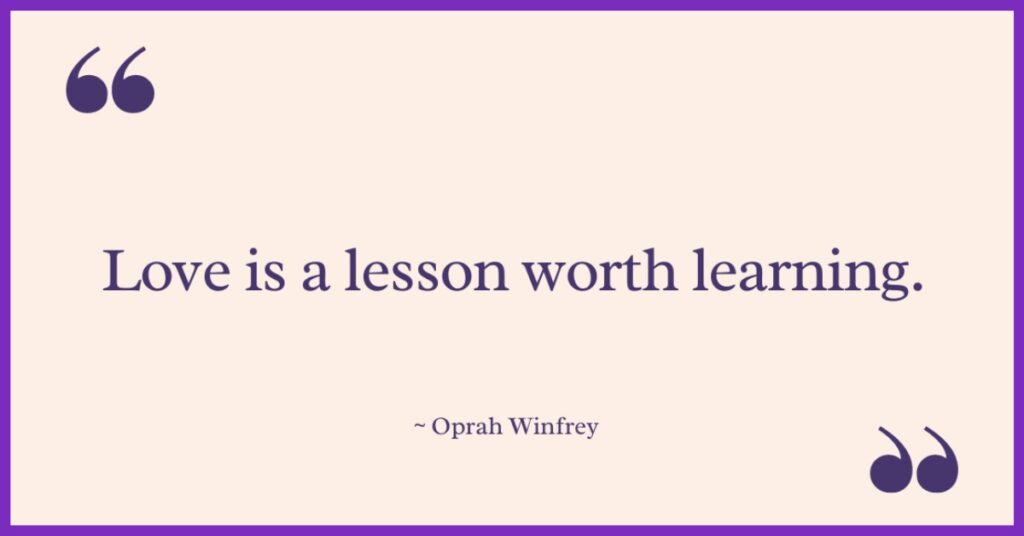 Oprah Winfrey Quotes About Love