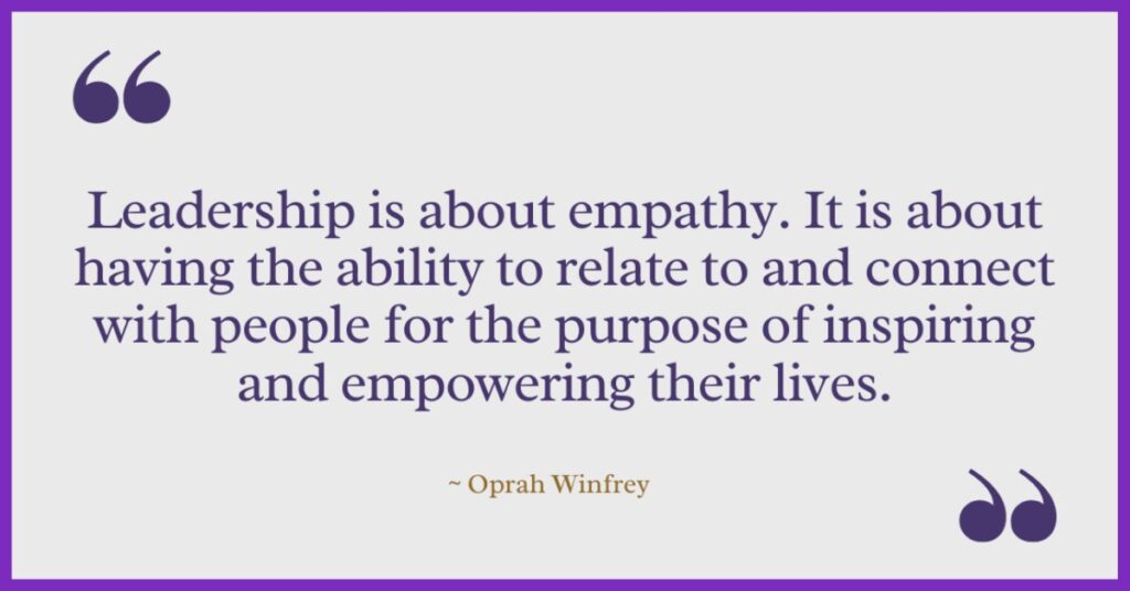 Oprah Winfrey Quotes about Leadership