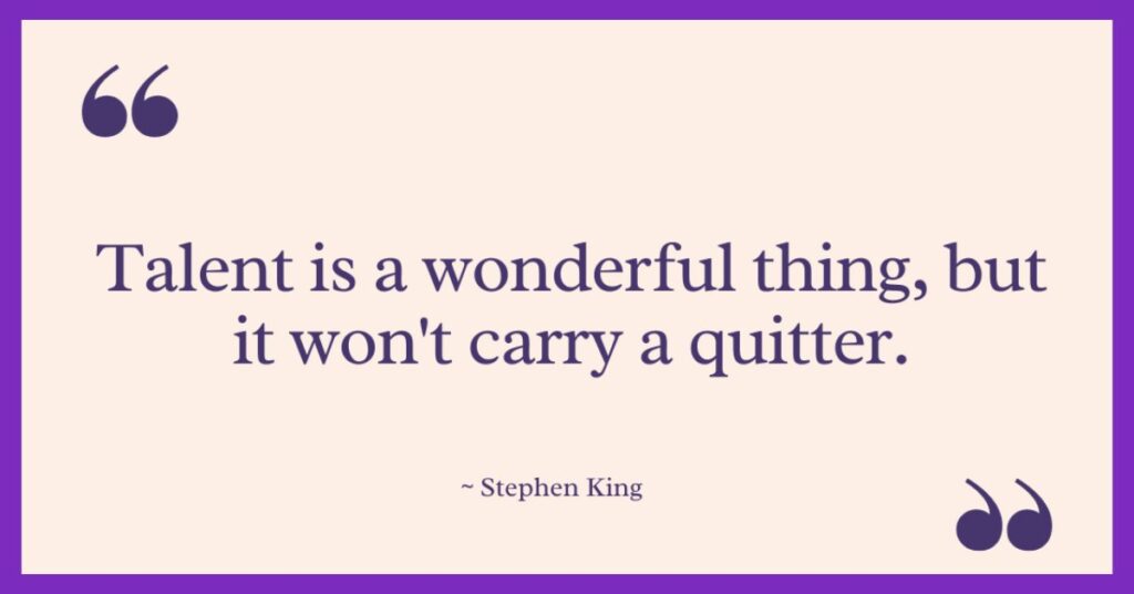 Stephen King Quotes on Hard Work