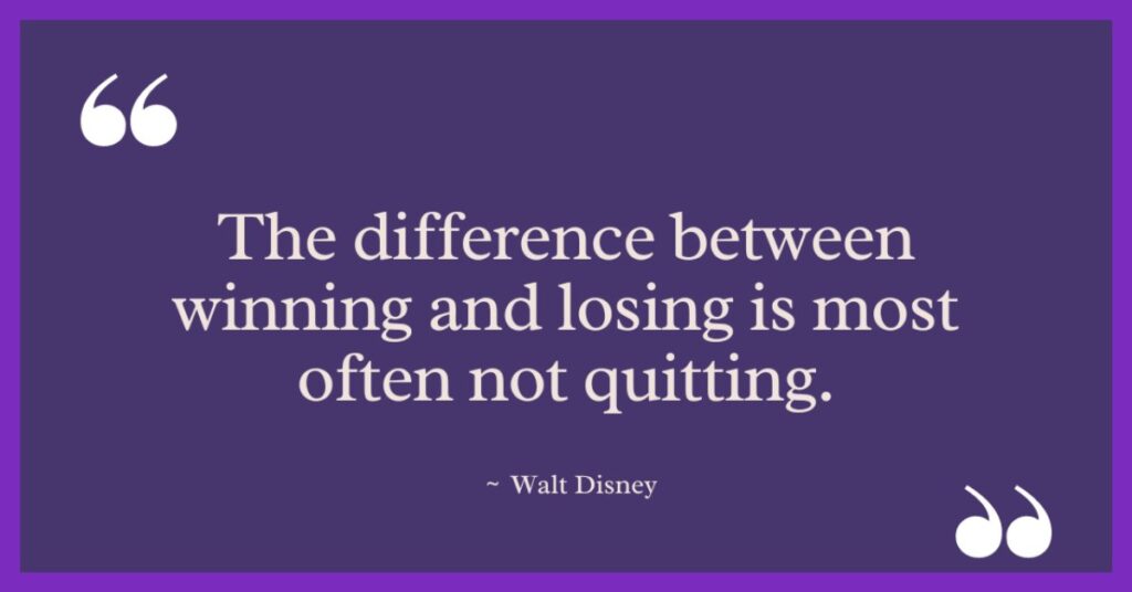 Walt Disney Quotes on Success