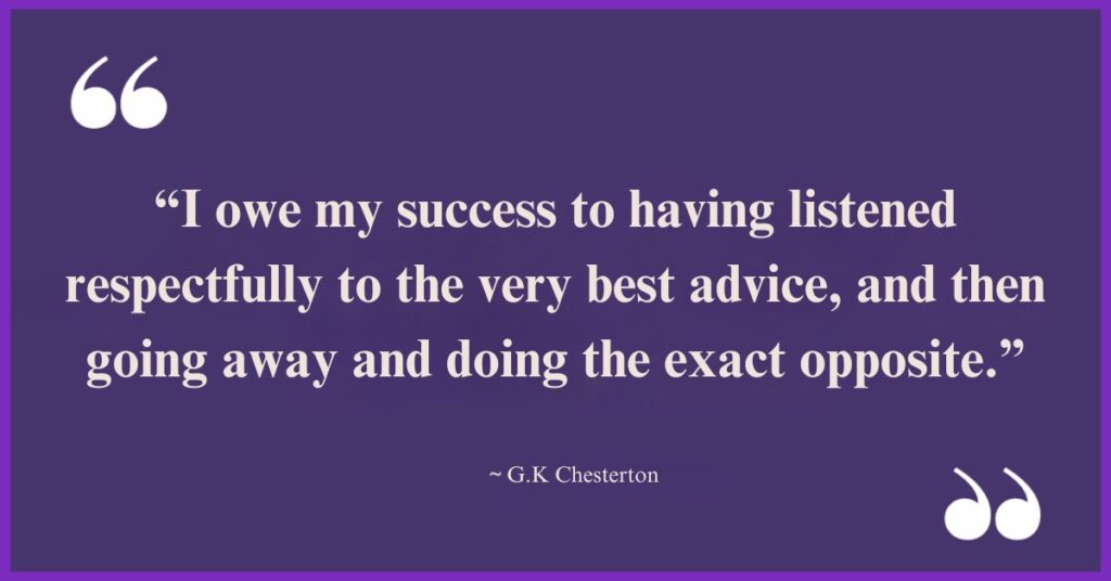 famous gk chesterton quotes

