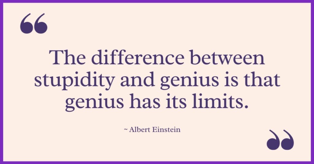 intelligence albert einstein quotes