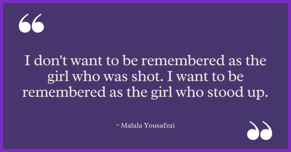 what are some quotes malala yousafzai said

