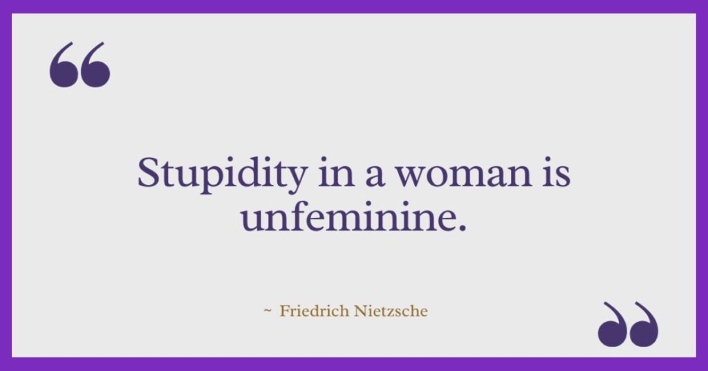 Friedrich Nietzsche Quotes on Woman