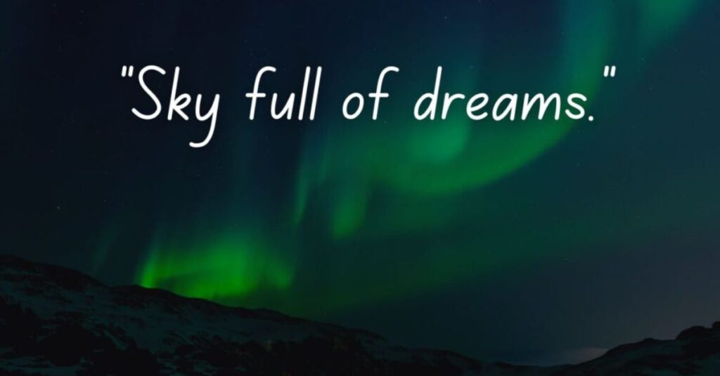 Short Night Sky Quotes