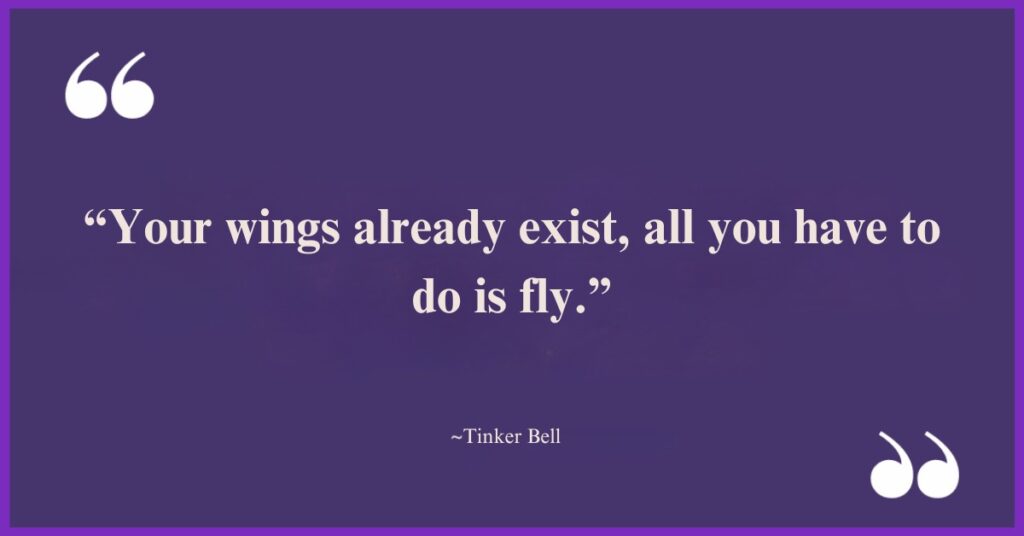 inspirational tinkerbell quotes

