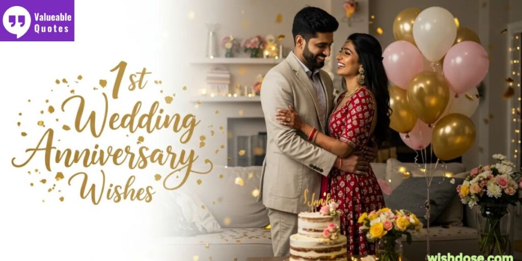 1st Wedding Anniversary Wishes for Sister and Jiju