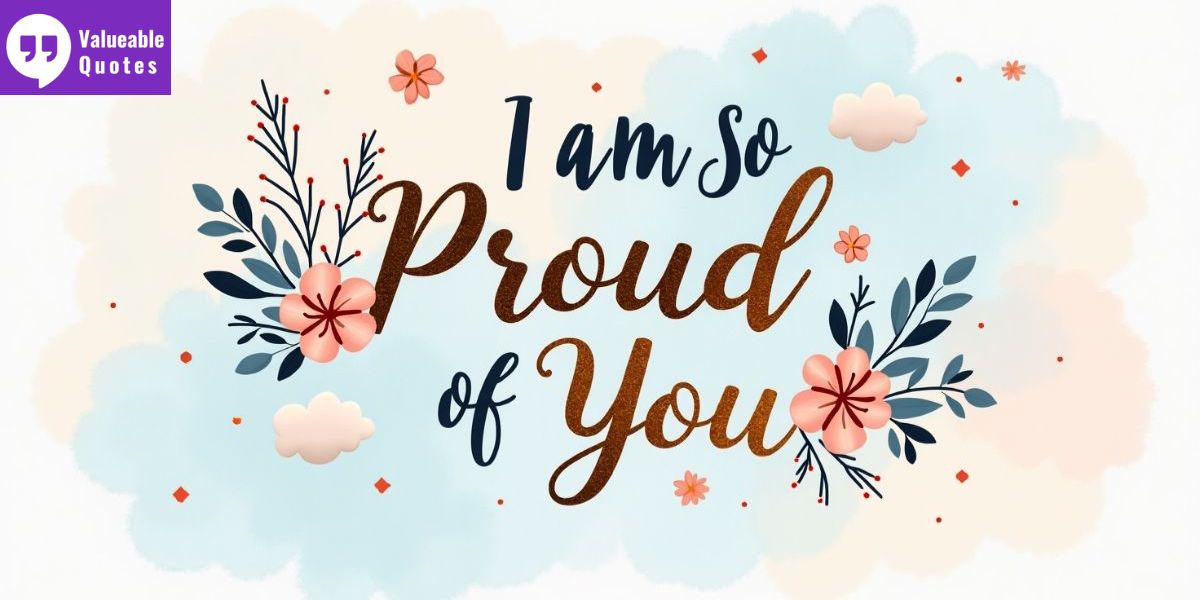 30 Heart warming I Am So Proud of You Messages