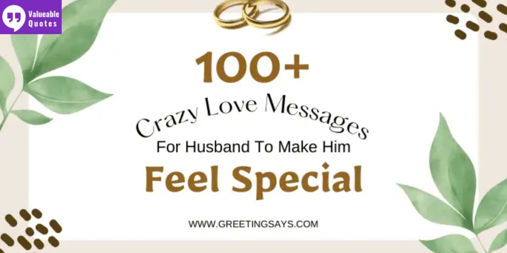 Crazy Love Messages for Husband