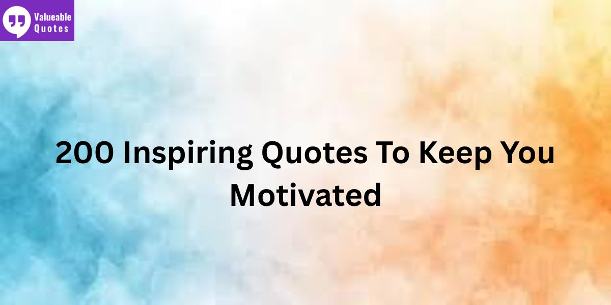Inspiring Quotes
