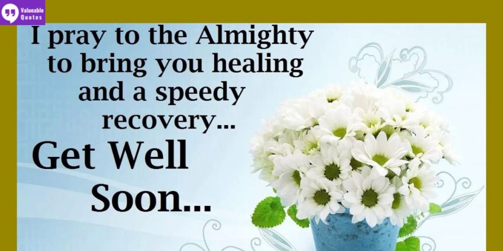 Prayer Get Well Soon Message my love