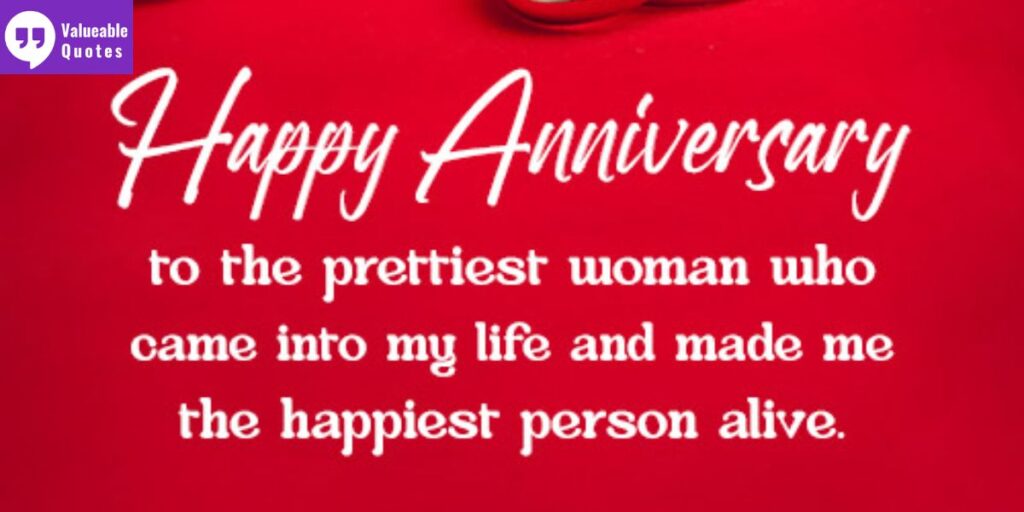 WhatsApp Wedding Anniversary Wishes for a Wife