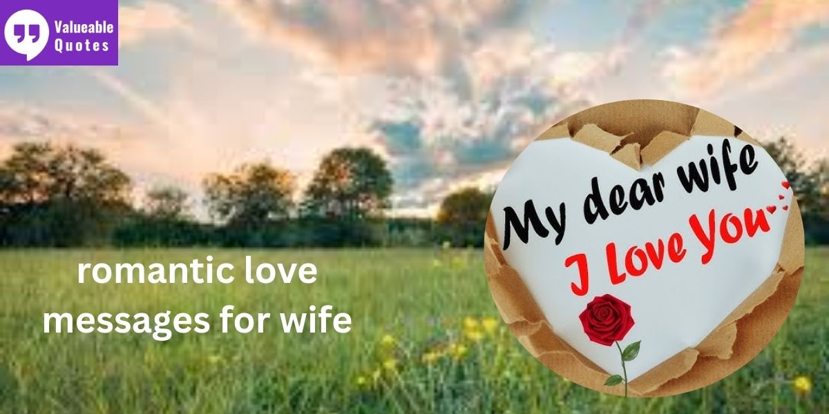 romantic love messages for wife